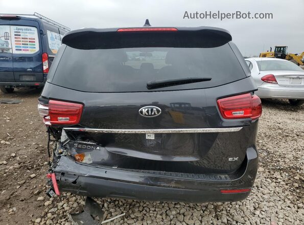 KNDMB5C13M6668956 2021 KIA SEDONA Black უკანა ხედი