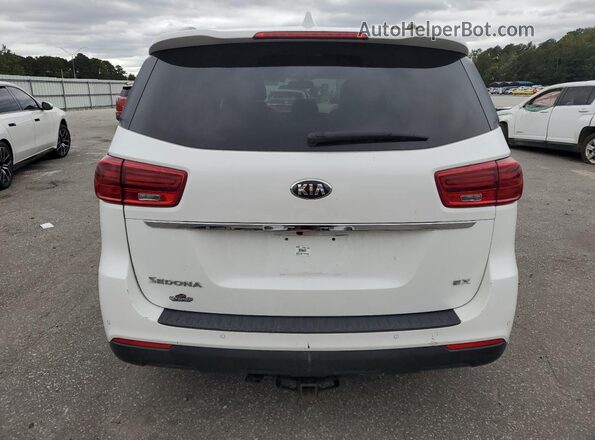 KNDMB5C16K6517204 2019 KIA SEDONA Белый Вид сзади
