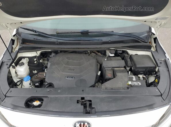 KNDMB5C16K6517204 2019 KIA SEDONA Белый Вид подкапотного пространства