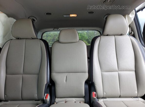 KNDMB5C16K6517204 2019 KIA SEDONA Белый Вид задних сидений