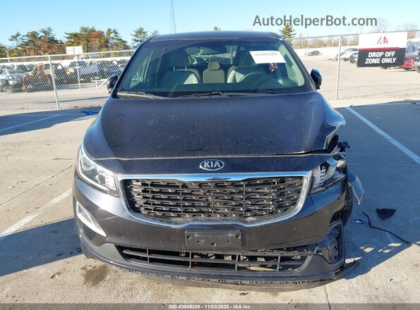 KNDMB5C16L6581485 2020 KIA SEDONA Черный Вид щитка приборов
