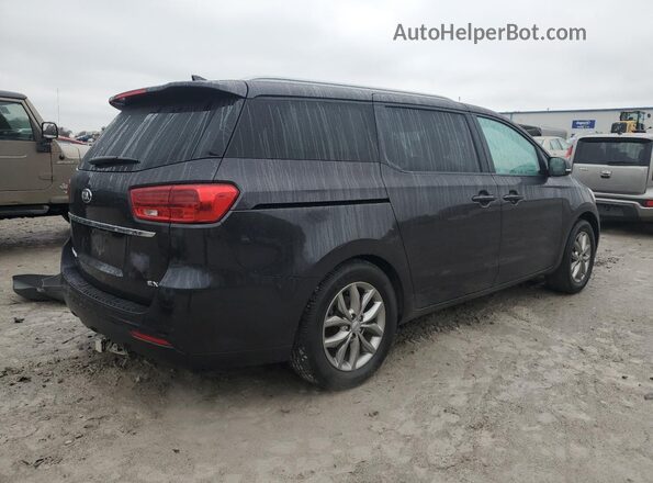 KNDMB5C16M6664657 2021 KIA SEDONA Black Задня права чверть