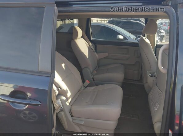 KNDMB5C17G6102884 2016 KIA SEDONA Dark Blue Widok naklejki z numerem VIN