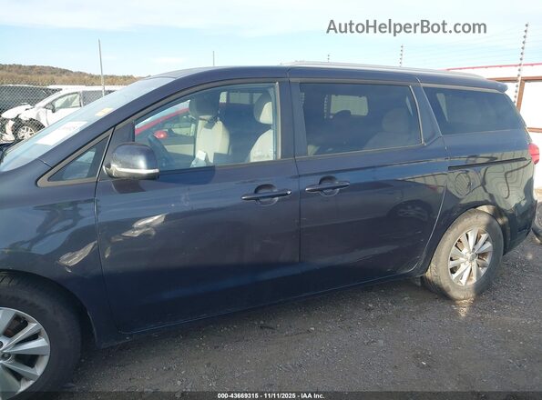KNDMB5C17G6102884 2016 KIA SEDONA Dark Blue Widok wnętrza 360 stopni