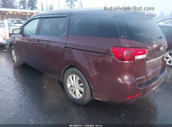 KNDMB5C19H6254179 2017 KIA SEDONA Black Задня ліва чверть