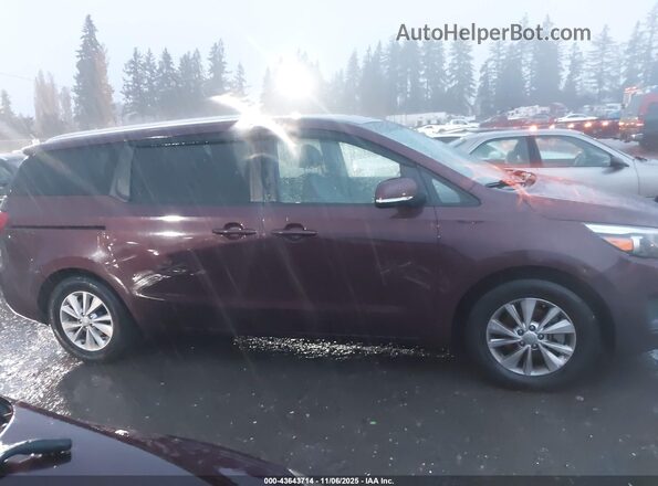 KNDMB5C19H6254179 2017 KIA SEDONA Black Вид задньої частини салону