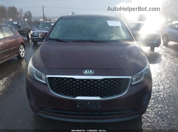 KNDMB5C19H6254179 2017 KIA SEDONA Black Вид щитка приладів