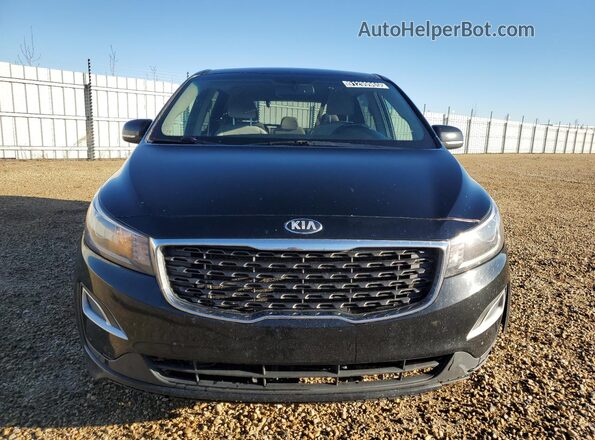 KNDMB5C19K6454079 2019 KIA SEDONA Black Widok z przodu