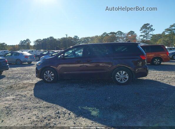 KNDMB5C1XJ6410025 2018 KIA SEDONA Burgundy 