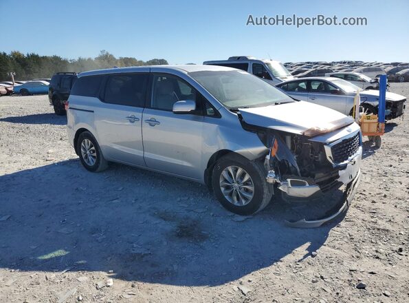 KNDMB5C1XK6558855 2019 KIA SEDONA Серебряный Передняя правая четверть