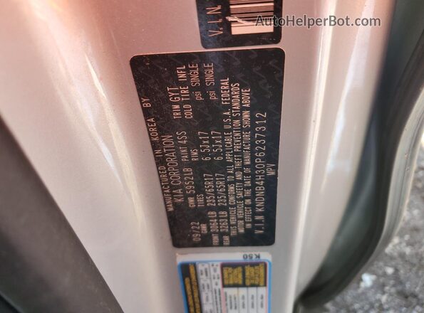 KNDNB4H30P6237312 2023 KIA CARNIVAL Silver 