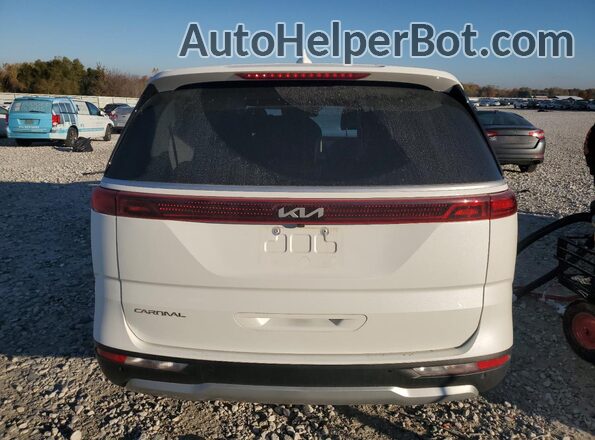 KNDNB4H3XR6367388 2024 KIA CARNIVAL White Вид ззаду