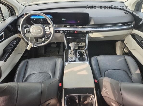 KNDNE5H37P6257991 2023 KIA CARNIVAL Black Dashboard view