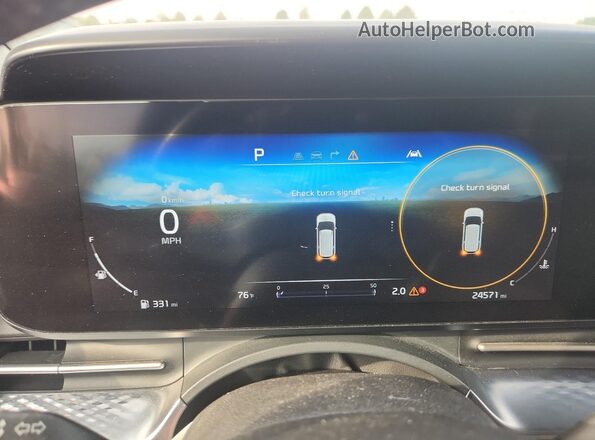 KNDNE5H37P6257991 2023 KIA CARNIVAL Black Instrument cluster view