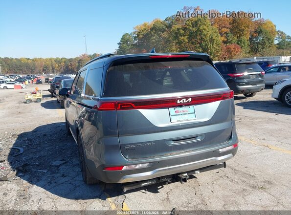 KNDNE5H38N6060048 2022 KIA CARNIVAL MPV Gray Trasero izquierdo