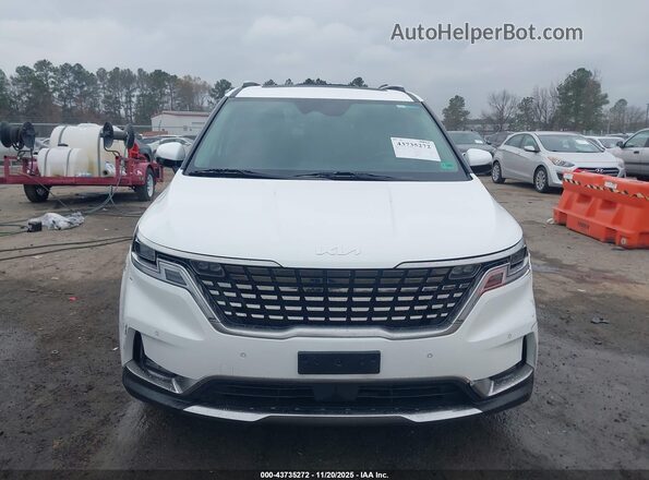 KNDNE5H3XR6309441 2024 KIA CARNIVAL MPV White Widok zestawu wskaźników