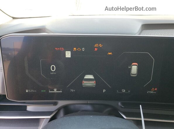 KNDNE5KA1S6069953 2025 KIA CARNIVAL Charcoal Вид щитка приладів