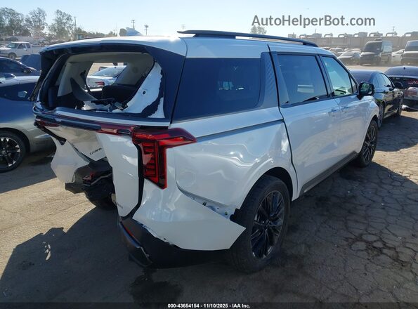KNDNE5KA9T6086047 2026 KIA CARNIVAL MPV HYBRID White Задня права чверть