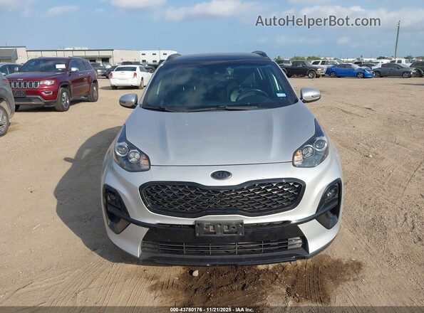 KNDP63AC1N7960045 2022 KIA SPORTAGE Silver ხელსაწყოთა პანელის ხედი