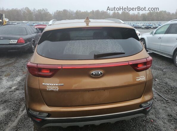 KNDP63AC7M7871028 2021 KIA SPORTAGE Orange Rear view