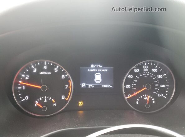 KNDP63AC7M7871028 2021 KIA SPORTAGE Orange Instrument cluster view
