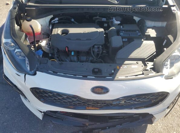 KNDP63AC8N7007428 2022 KIA SPORTAGE White Vista del compartimento del motor