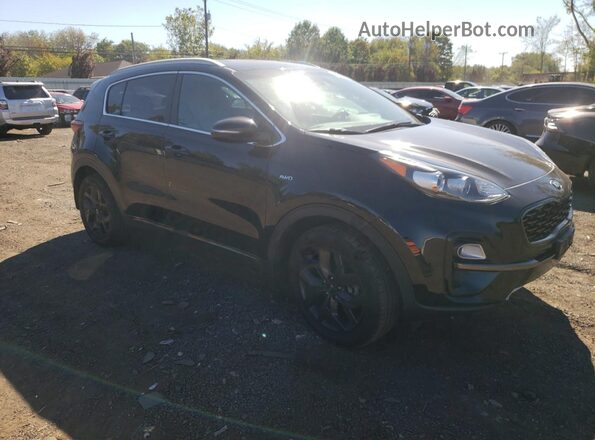 KNDP6CAC0L7699682 2020 KIA SPORTAGE Black Delantero derecho