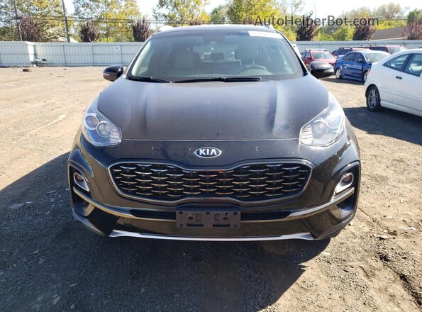 KNDP6CAC0L7699682 2020 KIA SPORTAGE Black Vista frontal