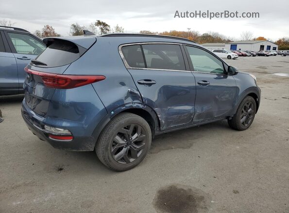 KNDP6CAC2N7011555 2022 KIA SPORTAGE Blue Trasero derecho