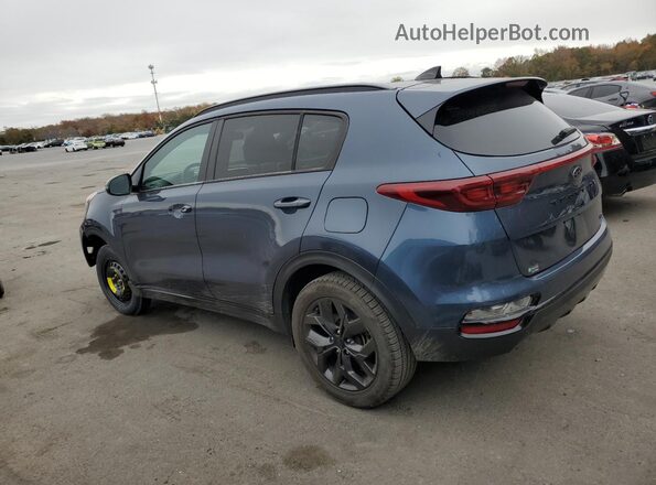 KNDP6CAC2N7011555 2022 KIA SPORTAGE Blue Trasero izquierdo