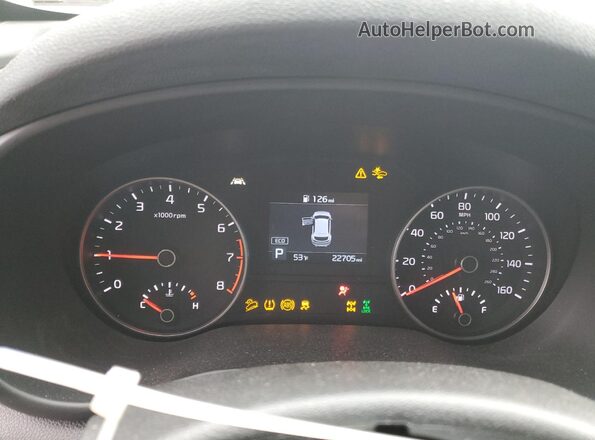KNDP6CAC2N7011555 2022 KIA SPORTAGE Blue Vista del cuadro de instrumentos
