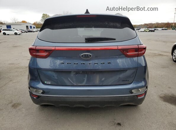 KNDP6CAC2N7011555 2022 KIA SPORTAGE Blue Vista trasera