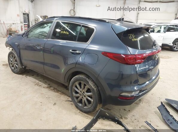 KNDP6CACXL7681383 2020 KIA SPORTAGE Dark Blue Trasero izquierdo