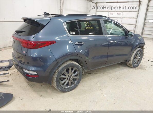 KNDP6CACXL7681383 2020 KIA SPORTAGE Dark Blue Trasero derecho