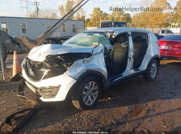 KNDPB3AC0G7855656 2016 KIA SPORTAGE Silver წინა მარცხენა ხედი სამი მეოთხედიდან