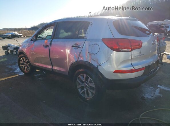 KNDPB3AC2G7811268 2016 KIA SPORTAGE Серебряный Задняя левая четверть