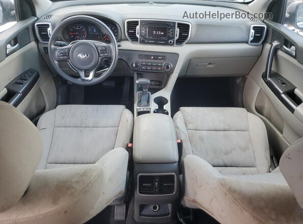 KNDPM3AC2H7073368 2017 KIA SPORTAGE Gray Вид панелі приладів