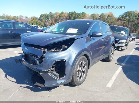 KNDPM3AC5L7759655 2020 KIA SPORTAGE Dark Blue Vista tres cuartos delantera izquierda