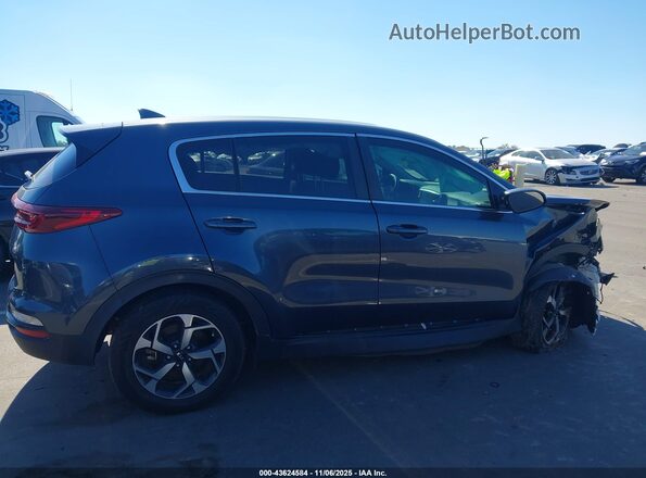KNDPM3AC5L7759655 2020 KIA SPORTAGE Dark Blue Vista interior de 360 grados