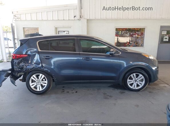 KNDPM3AC7J7310457 2018 KIA SPORTAGE Синий Вид задней части салона