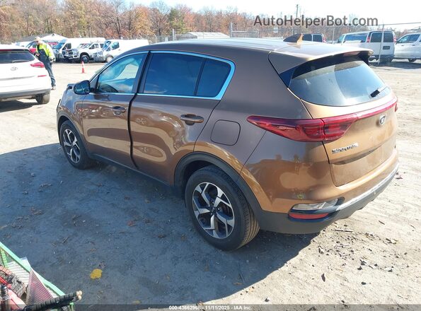 KNDPM3AC7M7852114 2021 KIA SPORTAGE Brown Tył lewy