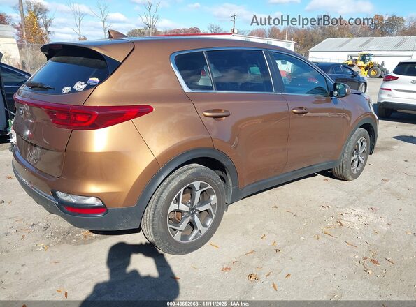 KNDPM3AC7M7852114 2021 KIA SPORTAGE Brown Tył prawy