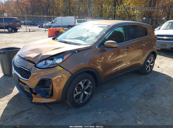 KNDPM3AC7M7852114 2021 KIA SPORTAGE Brown Przód lewy