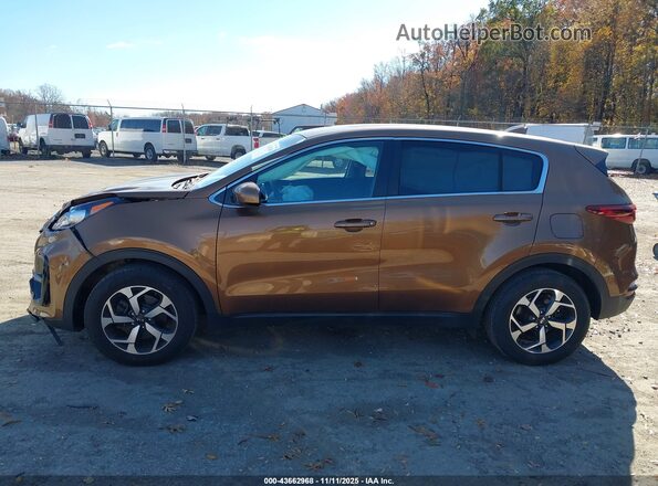KNDPM3AC7M7852114 2021 KIA SPORTAGE Brown Widok wnętrza 360 stopni