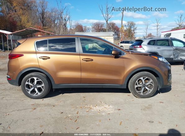KNDPM3AC7M7852114 2021 KIA SPORTAGE Brown Widok wnętrza z tyłu