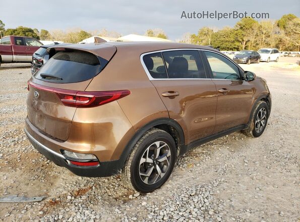 KNDPM3AC7M7924770 2021 KIA SPORTAGE Brown უკანა მარჯვენა