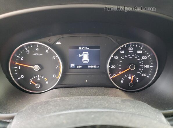 KNDPM3AC7M7924770 2021 KIA SPORTAGE Brown ხელსაწყოთა პანელის ხედი