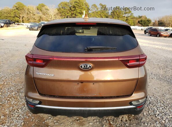 KNDPM3AC7M7924770 2021 KIA SPORTAGE Brown უკანა ხედი