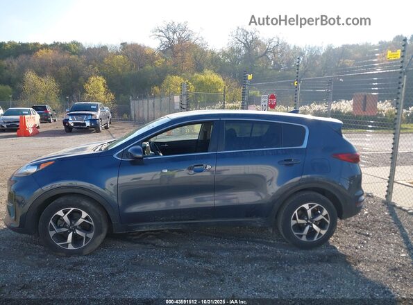 KNDPM3AC7N7012349 2022 KIA SPORTAGE Navy Вид задньої частини салону