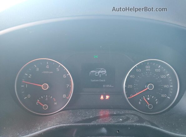 KNDPM3AC9N7989654 2022 KIA SPORTAGE Серебряный Вид щитка приборов